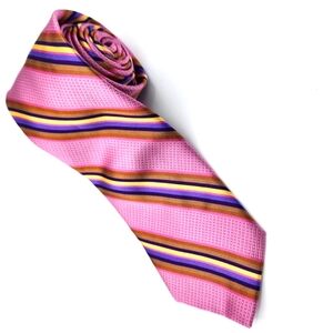Striped Pink and Purple Men's Tie
